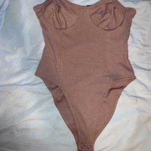Blush pink body suit from Forever 21